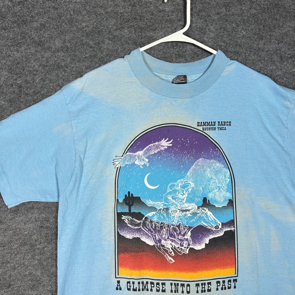 Sherry's Best Vintage Single Stitch Men's Western Cowboy T Shirt X Large‎